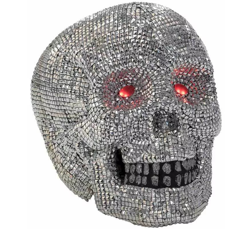 Translation missing: de.Calavera con Ojos rojos y Luz 39x48 cm