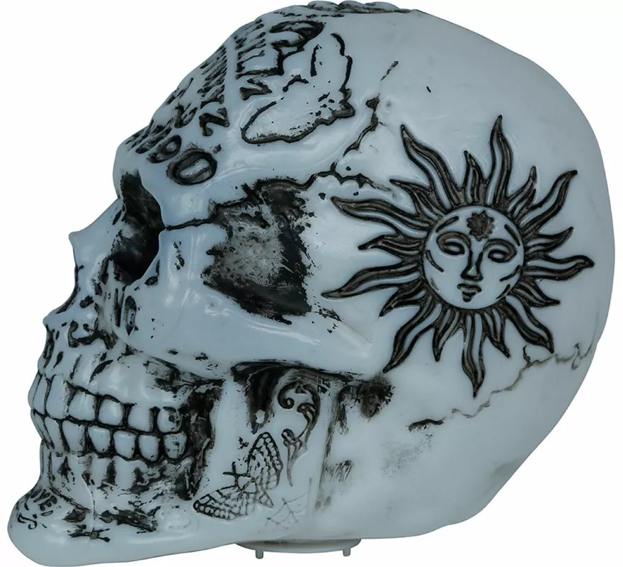 Translation missing: de.Calavera Ouija Decorada con Luz de 20 cm