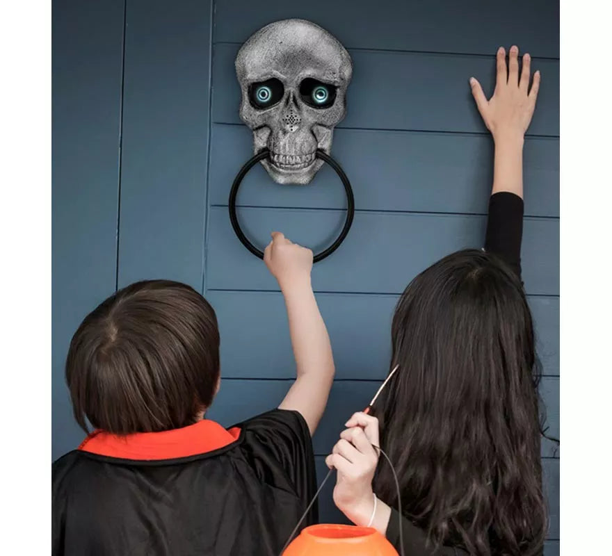 Translation missing: de.Calavera para Puerta con Ojos Animados y Voz Espeluznante