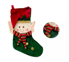 Elf Weihnachtsdeko Strumpf 56 cm