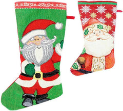 Weihnachtsmannsocke 45 cm in verschiedenen Farben
