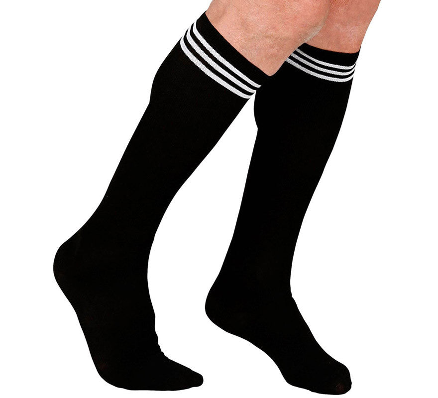 Translation missing: de.Calcetines Altos de Atletismo Negros para mujer