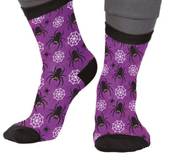 Halloween Spinnensocken in den Größen 22 bis 48
