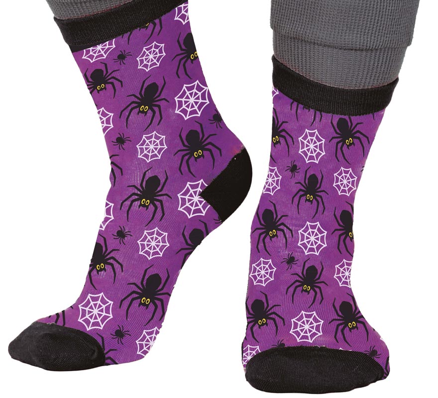 Translation missing: de.Calcetines de Arañas para Halloween en números del 22 al 48