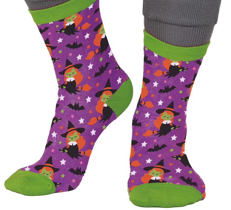 Translation missing: de.Calcetines de Brujas para Halloween en números del 22 al 48