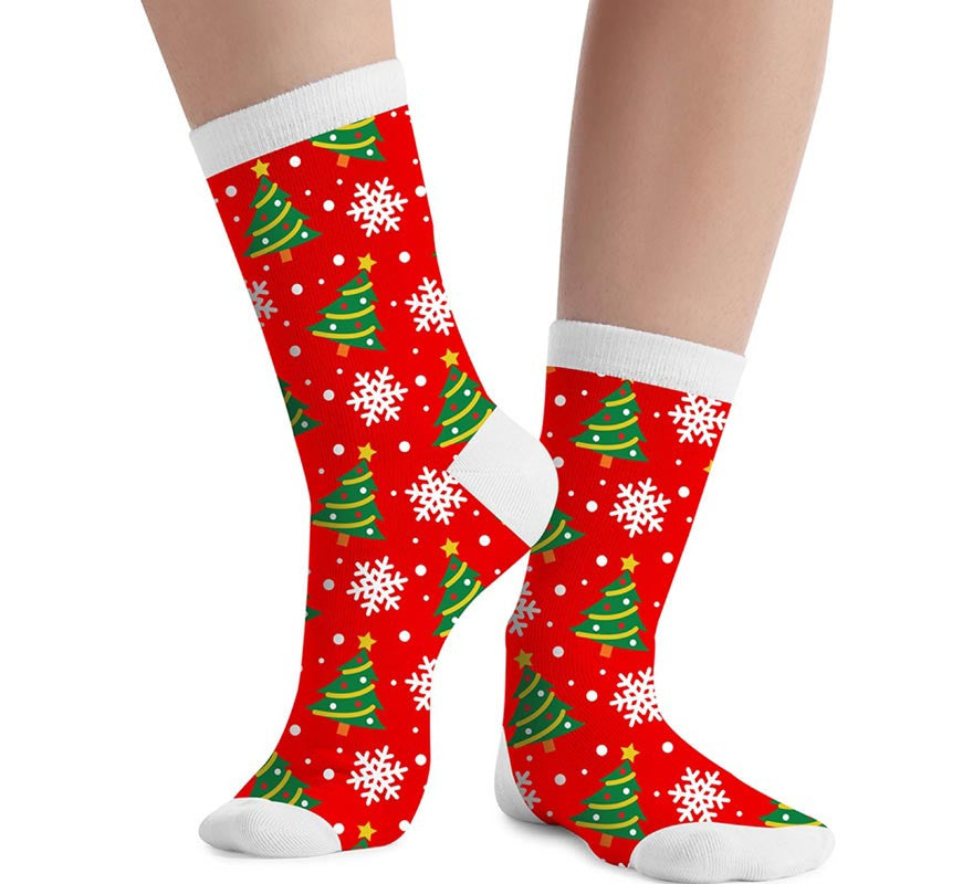 Translation missing: de.Calcetines Navideños Árbol de Navidad en números del 22 al 48