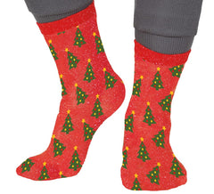 Glitzernde Weihnachtsbaumsocken in den Größen 22 bis 41