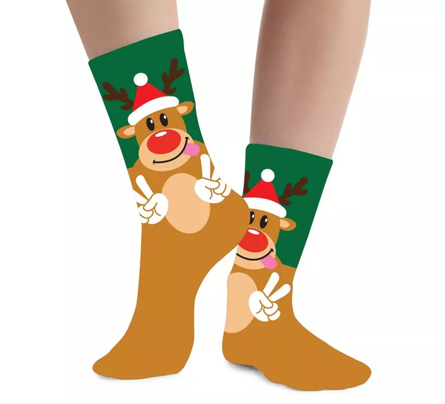 Translation missing: de.Calcetines Navideños de Reno