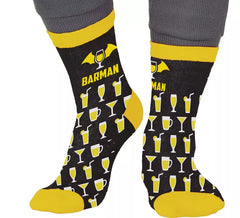 Schwarze Barkeeper-Socken für Erwachsene