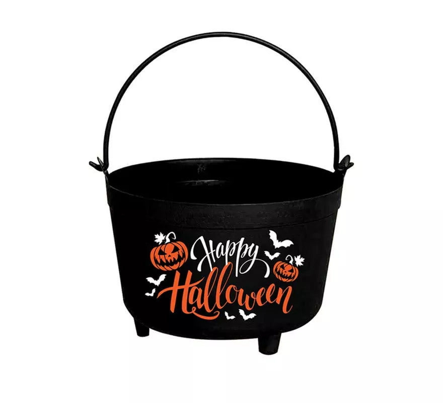 Translation missing: de.Caldero Calabaza Happy Halloween de 24x23x15 cm