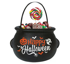 16 cm großer Happy-Halloween-Kessel