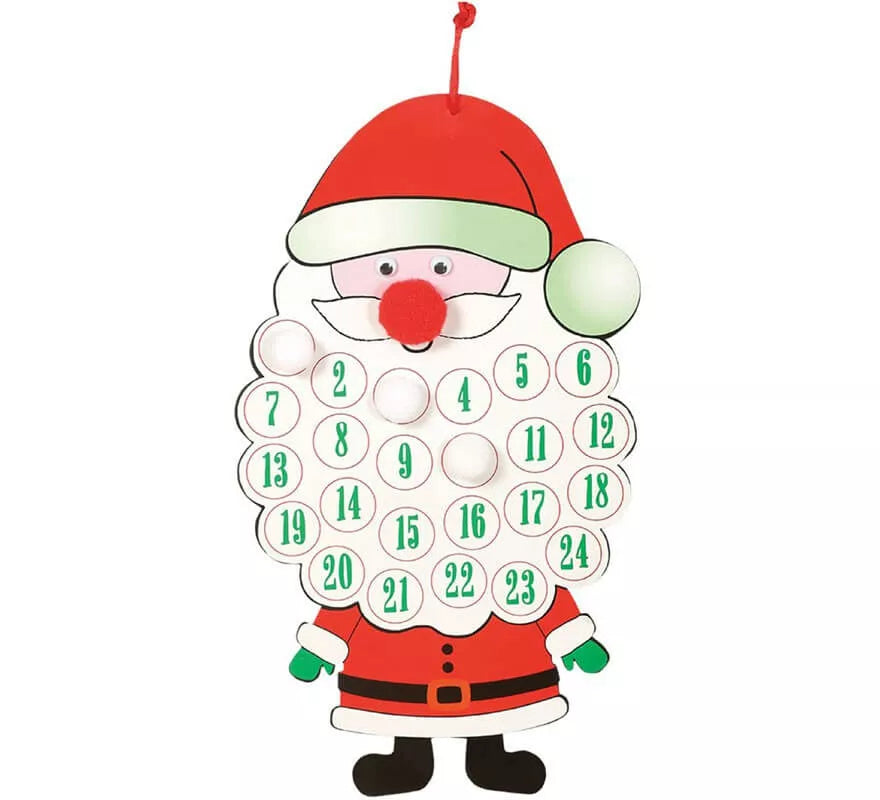 Translation missing: de.Calendario Adviento de Papá Noel 34 cm