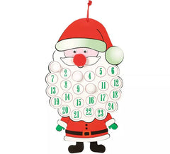 Adventskalender von Santa Claus 34 cm