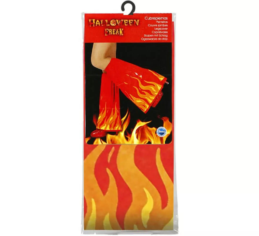 Calentadores con estampado de Fuego
