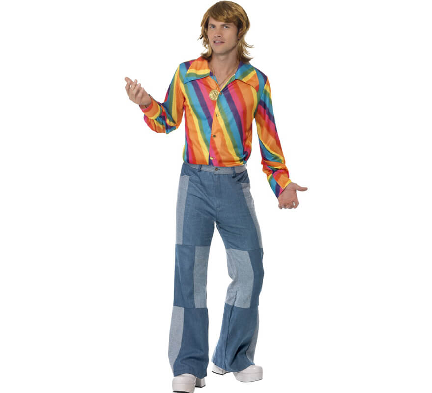Translation missing: de.Camisa Arco Iris de los 70 para hombre