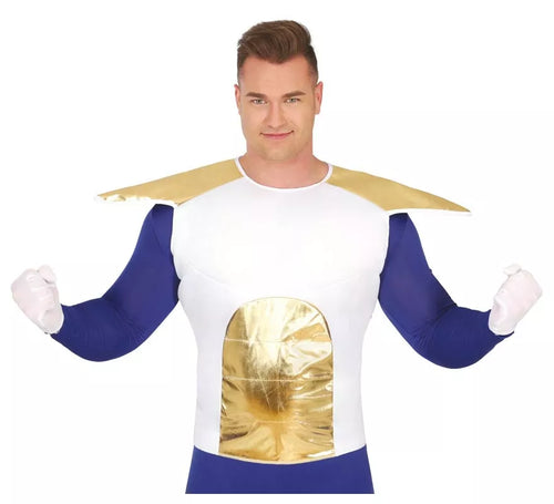 Camisa Armadura de Guerrero Saiyajin adulto