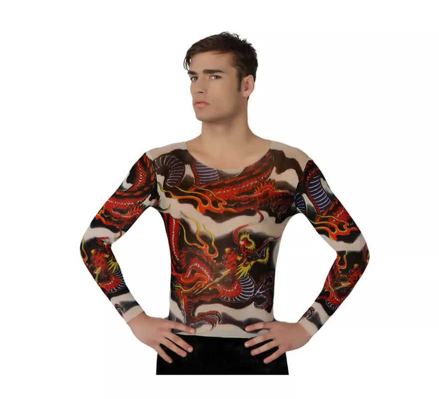 Translation missing: de.Camisa con tatuaje de Dragón