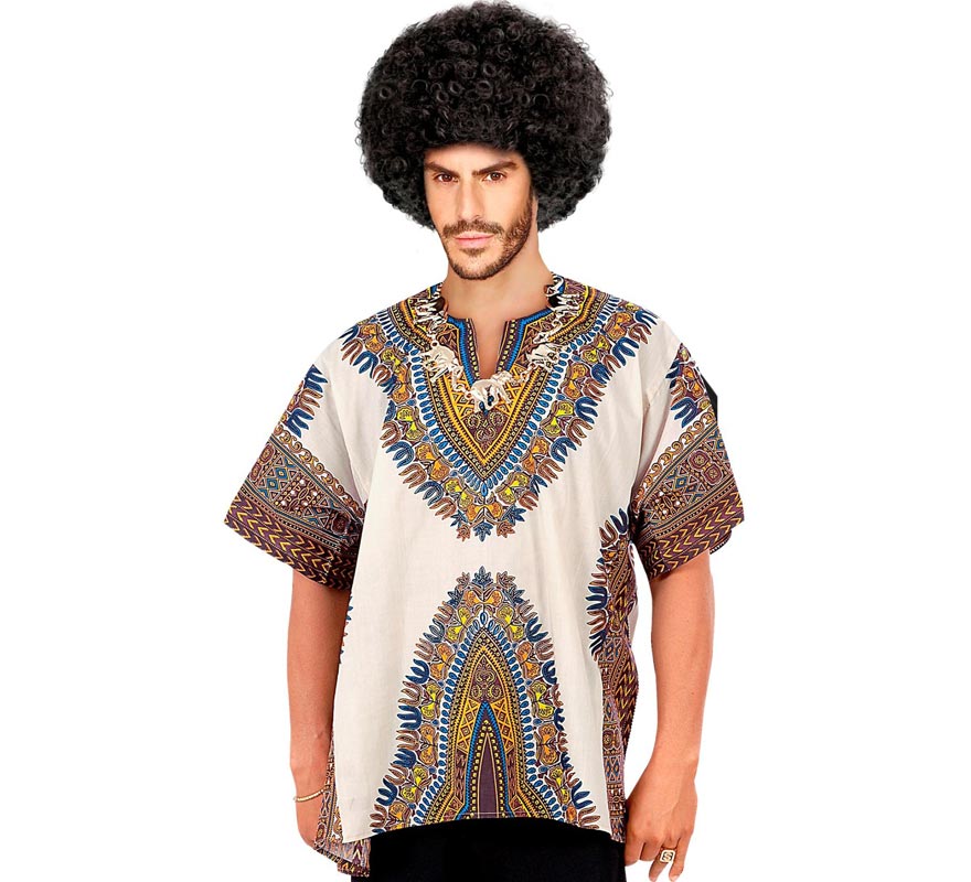 Translation missing: de.Camisa de Estampado Africano adulto
