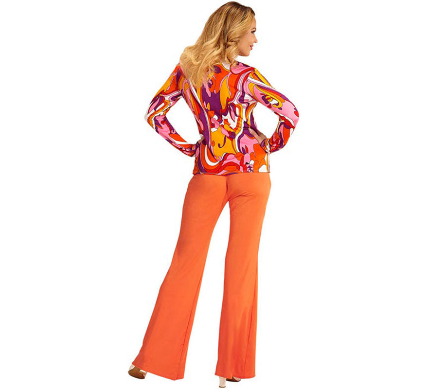 Translation missing: de.Camisa Disco Años 70 Orquídeas para mujer