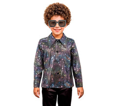 Bling- Disco-Shirt mit Sternen für Jungen