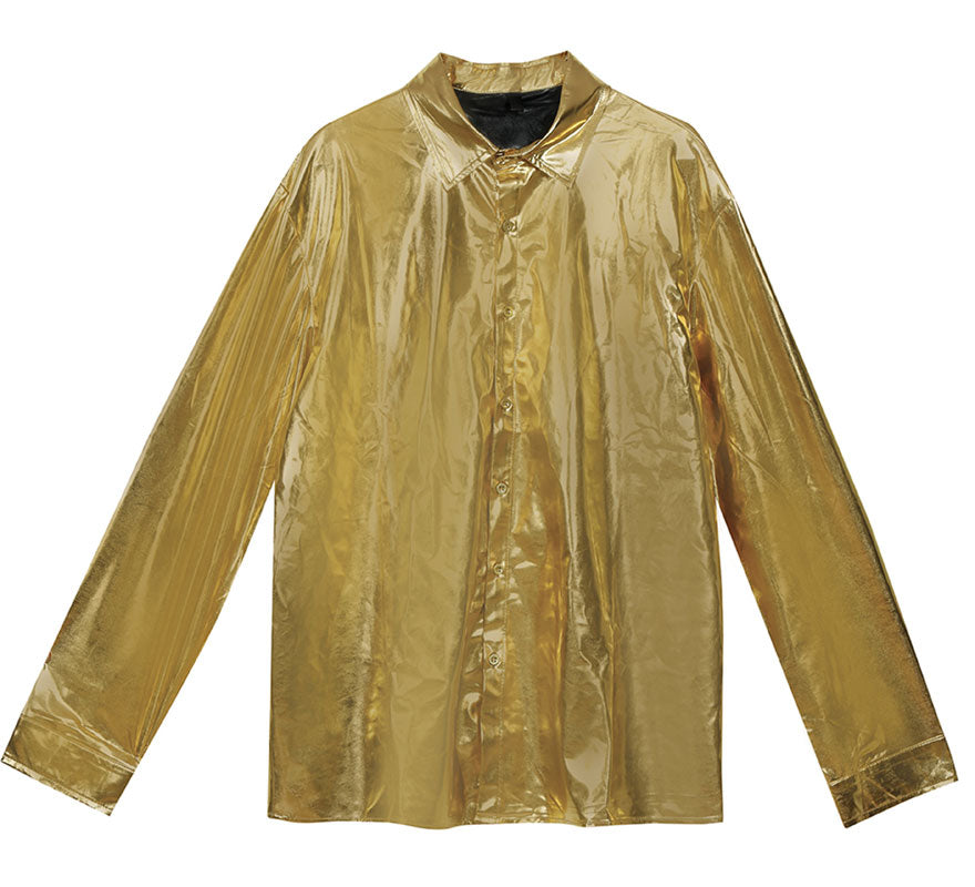 Translation missing: de.Camisa dorada brillante adulto
