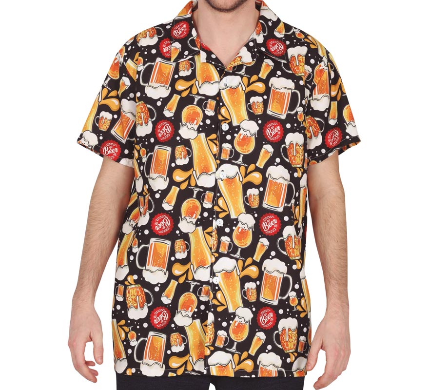 Translation missing: de.Camisa estampado de Cerveza adulto