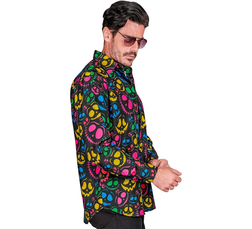 Camisa Fantasmas neón para hombre