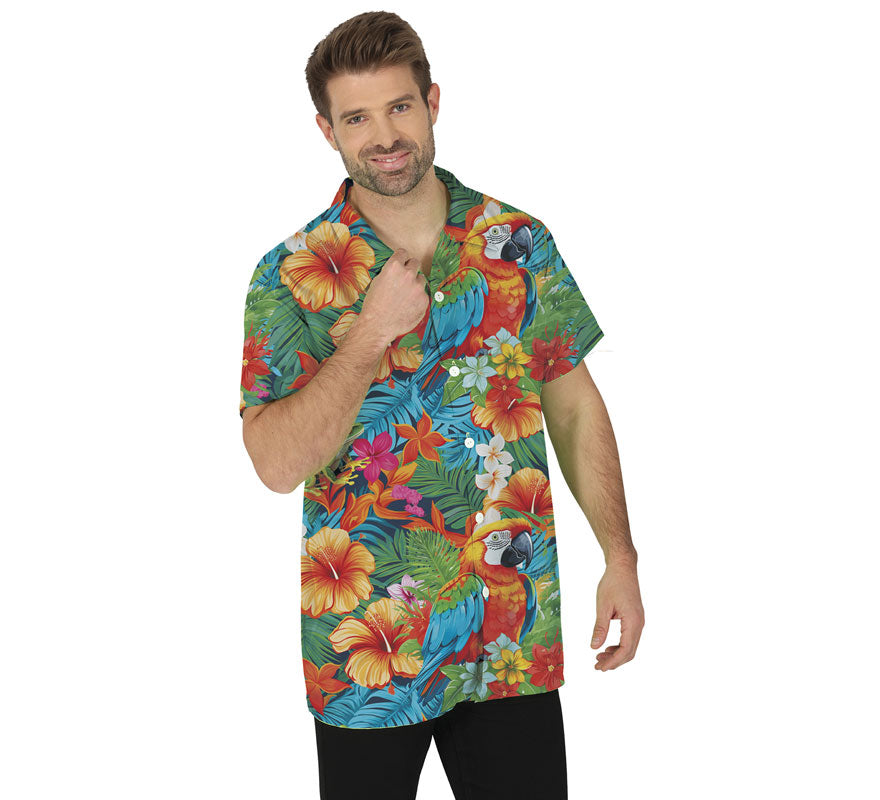 Translation missing: de.Camisa Flores multicolor adulto