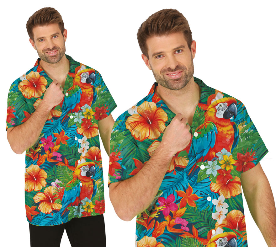Translation missing: de.Camisa Flores multicolor adulto