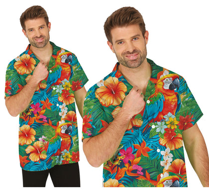 Camisa Flores multicolor adulto