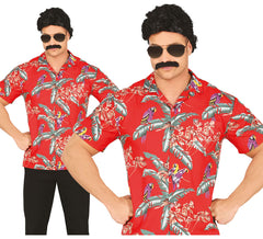 Hawaiihemd mit Papageien für Erwachsene