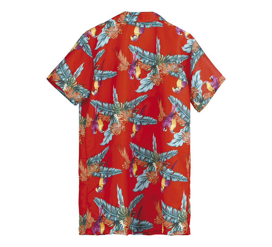 Translation missing: de.Camisa Hawaiana con Loros para Adulto