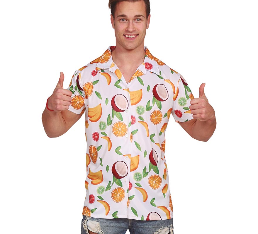 Translation missing: de.Camisa Hawaiana de Frutas para hombre