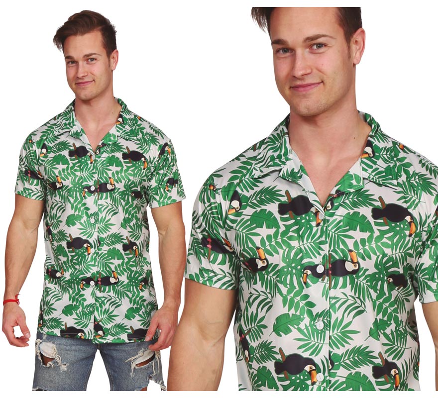 Translation missing: de.Camisa Hawaiana de Palmeras para hombre