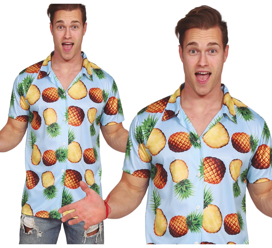 Translation missing: de.Camisa Hawaiana de Piñas para hombre