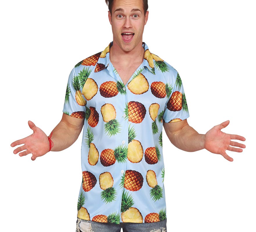 Translation missing: de.Camisa Hawaiana de Piñas para hombre