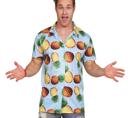 Camisa Hawaiana de Piñas para hombre