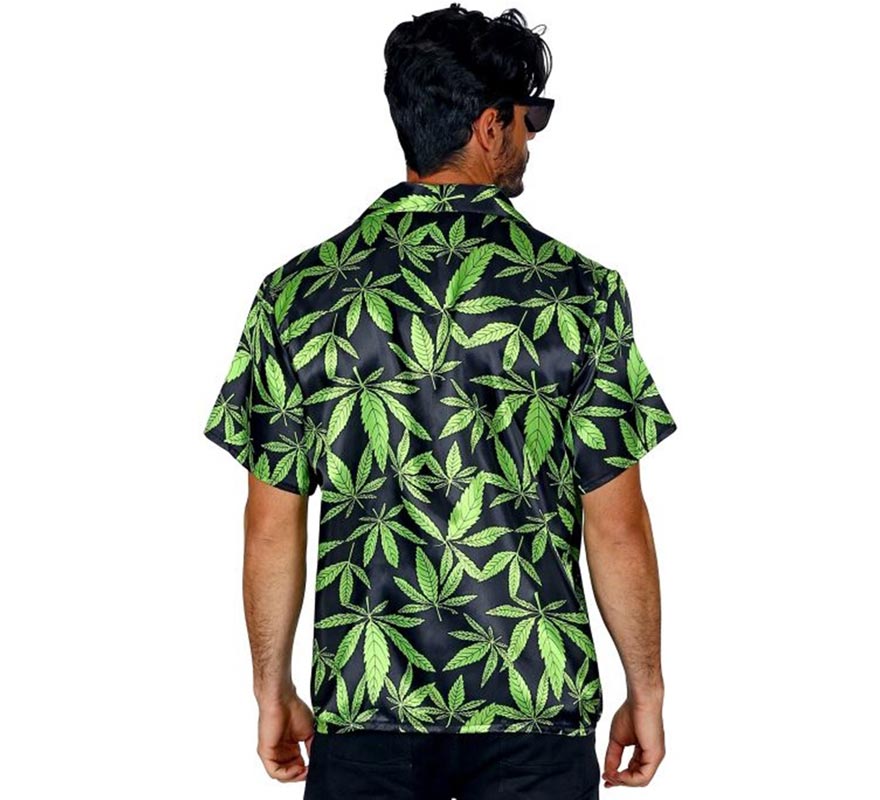 Translation missing: de.Camisa manga corta Estampado Marihuana para hombre