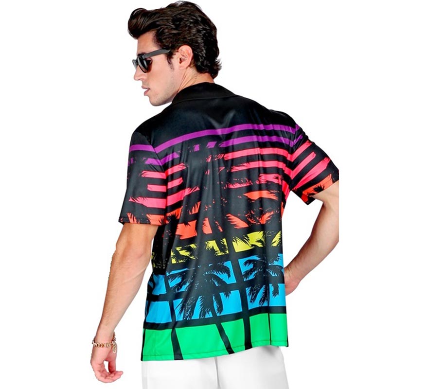 Translation missing: de.Camisa manga corta Hawaiana Años 80 para hombre
