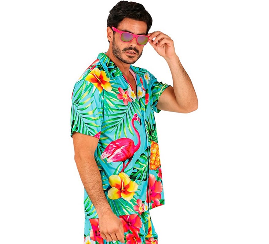 Translation missing: de.Camisa manga corta Hawaiana Estampado Tropical para hombre