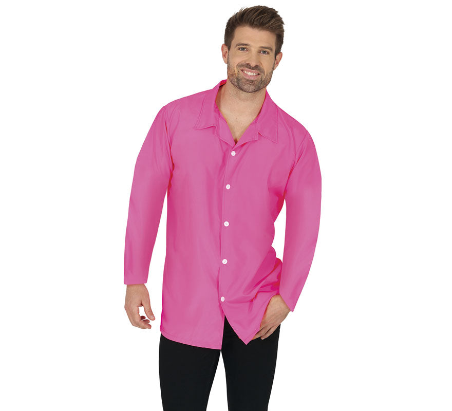 Translation missing: de.Camisa neón rosa adulto