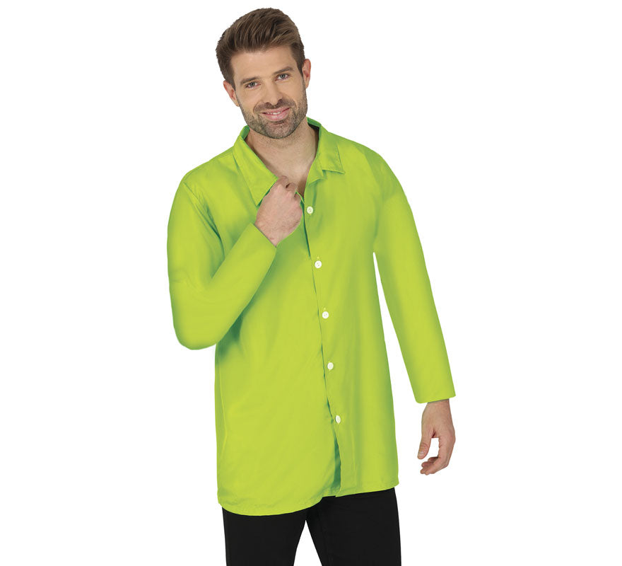 Camisa neón verde adulto