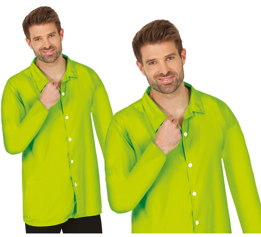 Translation missing: de.Camisa neón verde adulto