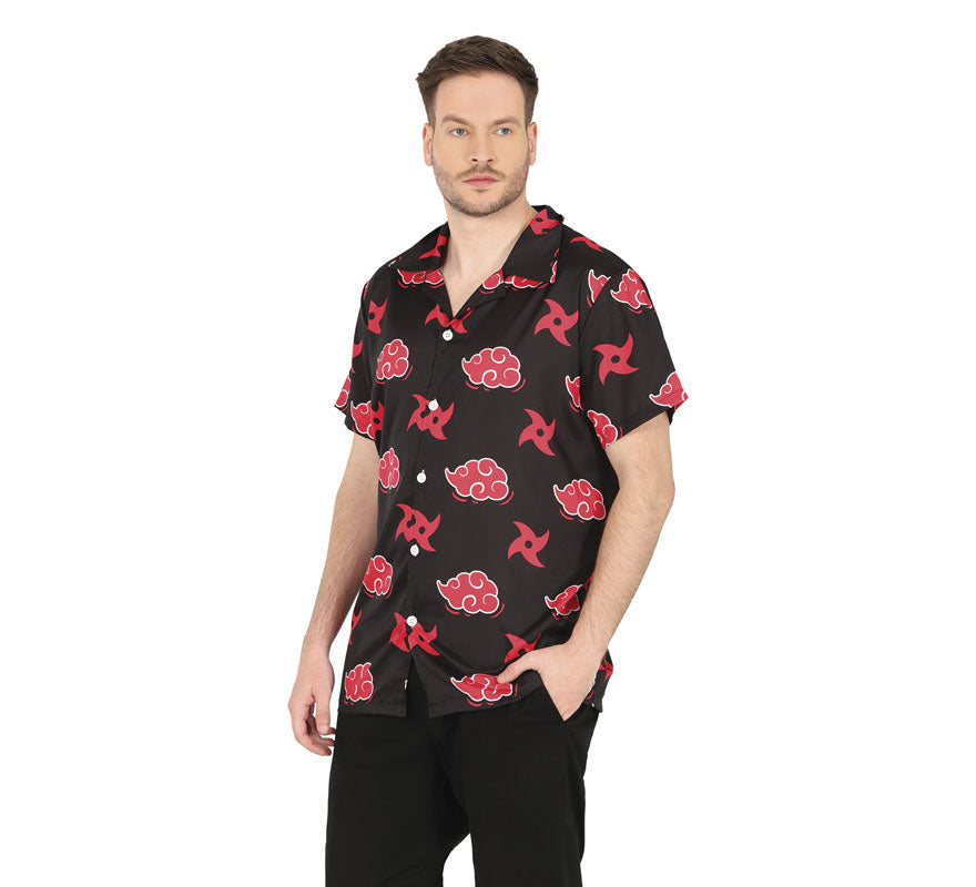 Translation missing: de.Camisa Nubes rojas de Espadachín adulto