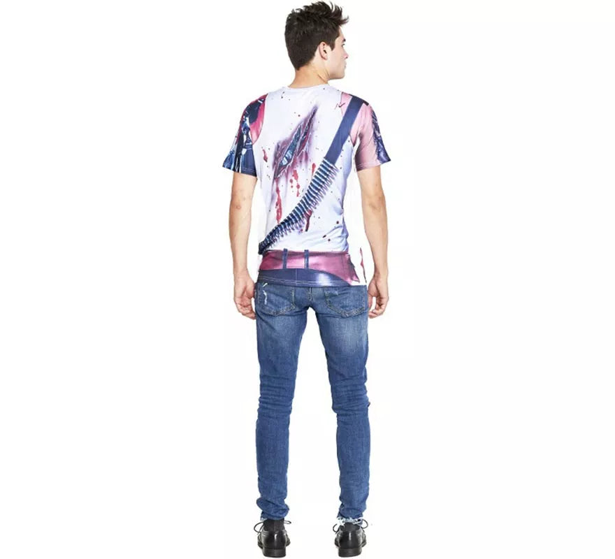 Translation missing: de.Camiseta con estampado Halloween para hombre