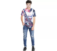 Herren-T-Shirt mit Halloween-Print