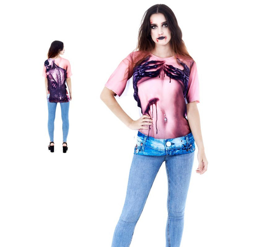 Translation missing: de.Camiseta con estampado Halloween para mujer