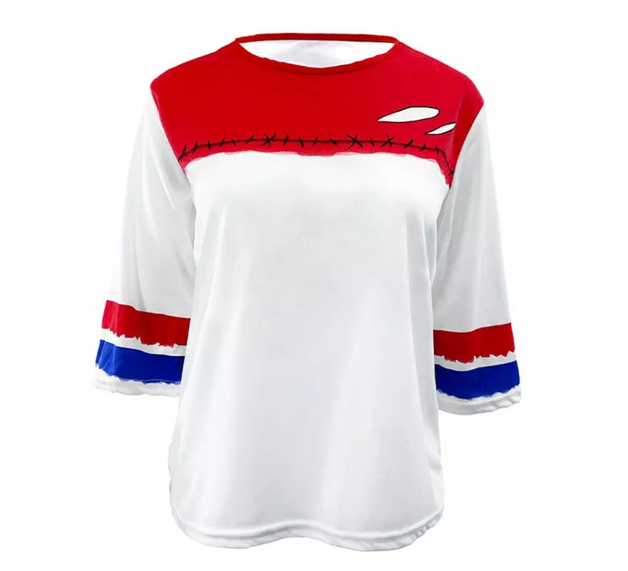 Translation missing: de.Camiseta de Béisbol de Payasa Villana para niña