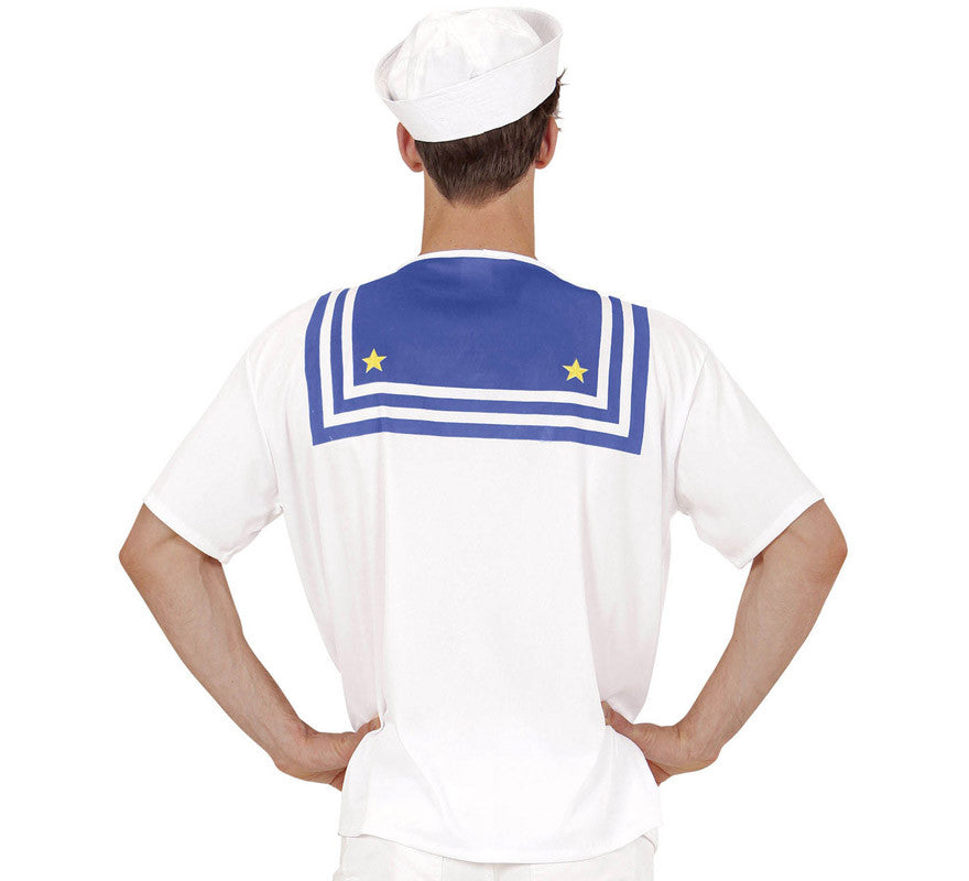 Translation missing: de.Camiseta de Marinero Blanco con Ancla para hombre