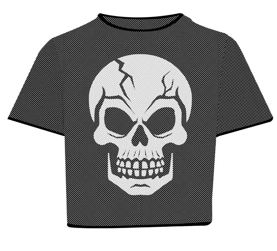 Translation missing: de.Camiseta de Red Calavera para mujer